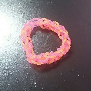 Orange and pink bracelet